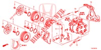 AIRCONDITIONER (COMPRESSEUR) (3) voor Honda CR-V 2.0 ELEGANCE L 5 deuren 5-traps automatische versnellingsbak 2013