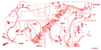AIRCONDITIONER (FLEXIBLES/TUYAUX) (2.0L/2.4L) (LH) voor Honda CR-V 2.0 ELEGANCE L 5 deuren 5-traps automatische versnellingsbak 2013