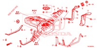 BRANDSTOF VUL PIJP (2.0L) (2.4L) voor Honda CR-V 2.0 ELEGANCE L 5 deuren 5-traps automatische versnellingsbak 2013