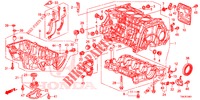 CILINDERBLOK/OLIEPAN (2.0L) voor Honda CR-V 2.0 ELEGANCE L 5 deuren 5-traps automatische versnellingsbak 2013