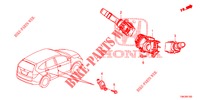 COMBINATIESCHAKELAAR  voor Honda CR-V 2.0 ELEGANCE L 5 deuren 5-traps automatische versnellingsbak 2013