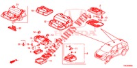 INTERIEUR VERLICHTING  voor Honda CR-V 2.0 ELEGANCE L 5 deuren 5-traps automatische versnellingsbak 2013