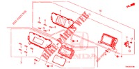 MIDDEN DISPLAY (LH) voor Honda CR-V 2.0 ELEGANCE L 5 deuren 5-traps automatische versnellingsbak 2013