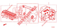 PAKKINGPAKKET/ VERSNELLINGSBAKSAMENSTEL (2.0L) voor Honda CR-V 2.0 ELEGANCE L 5 deuren 5-traps automatische versnellingsbak 2013