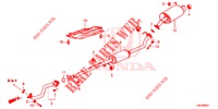 UITLAATPIJP/GELUIDDEMPER (2.0L) voor Honda CR-V 2.0 ELEGANCE L 5 deuren 5-traps automatische versnellingsbak 2013