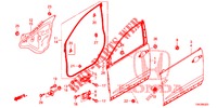 VOOR PORTIER PANELEN(2DE)  voor Honda CR-V 2.0 ELEGANCE L 5 deuren 5-traps automatische versnellingsbak 2013