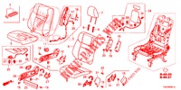 VOOR ZITTING/VEILIGHEIDSRIEMEN (D.) voor Honda CR-V 2.0 ELEGANCE L 5 deuren 5-traps automatische versnellingsbak 2013