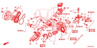 WATERPOMP/THERMOSTAAT (2.0L) voor Honda CR-V 2.0 EXECUTIVE 5 deuren 6-versnellings handgeschakelde versnellingsbak 2013