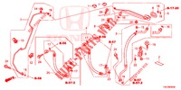 AIRCONDITIONER (FLEXIBLES/TUYAUX) (2.0L/2.4L) (LH) voor Honda CR-V 2.0 EXECUTIVE 5 deuren 5-traps automatische versnellingsbak 2013