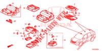 INTERIEUR VERLICHTING  voor Honda CR-V 2.0 EXECUTIVE 5 deuren 5-traps automatische versnellingsbak 2013
