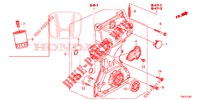 OLIEPOMP (2.0L) voor Honda CR-V 2.0 EXECUTIVE 5 deuren 5-traps automatische versnellingsbak 2013