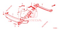 ACHTER BUMPER  voor Honda CR-V 2.0 ELEGANCE 5 deuren 5-traps automatische versnellingsbak 2014