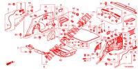 ACHTER ZIJDE VOERING(2DE)  voor Honda CR-V 2.0 ELEGANCE 5 deuren 5-traps automatische versnellingsbak 2014
