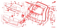 ACHTERKLEP PANEEL(2DE)  voor Honda CR-V 2.0 ELEGANCE 5 deuren 5-traps automatische versnellingsbak 2014
