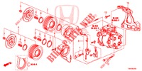 AIRCONDITIONER (COMPRESSEUR) (3) voor Honda CR-V 2.0 ELEGANCE 5 deuren 5-traps automatische versnellingsbak 2014