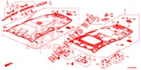 DAK VOERING (1) voor Honda CR-V 2.0 ELEGANCE 5 deuren 5-traps automatische versnellingsbak 2014