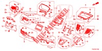 INSTRUMENTEN AFWERKING (COTE DE CONDUCTEUR) (LH) voor Honda CR-V 2.0 ELEGANCE 5 deuren 5-traps automatische versnellingsbak 2014