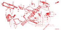 INSTRUMENTEN AFWERKING (COTE DE PASSAGER) (LH) voor Honda CR-V 2.0 ELEGANCE 5 deuren 5-traps automatische versnellingsbak 2014