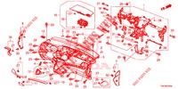 INSTRUMENTEN PANEEL BOVEN (LH) voor Honda CR-V 2.0 ELEGANCE 5 deuren 5-traps automatische versnellingsbak 2014