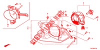 MISTLAMP  voor Honda CR-V 2.0 ELEGANCE 5 deuren 5-traps automatische versnellingsbak 2014