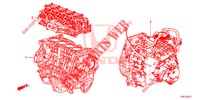 MOTOR MONTAGE/VERSNELLINGSBAKSAMENSTEL (2.0L) voor Honda CR-V 2.0 ELEGANCE 5 deuren 5-traps automatische versnellingsbak 2014