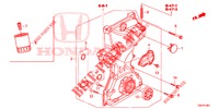 OLIEPOMP (2.0L) voor Honda CR-V 2.0 ELEGANCE 5 deuren 5-traps automatische versnellingsbak 2014