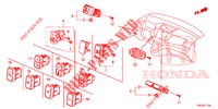 SCHAKELAAR (LH) voor Honda CR-V 2.0 ELEGANCE 5 deuren 5-traps automatische versnellingsbak 2014