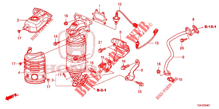 KOPPEL CONVERTER (2.0L) voor Honda CR-V 2.0 ELEGANCE 5 deuren 5-traps automatische versnellingsbak 2014