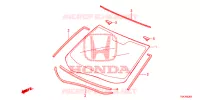 VOOR RUIT/ ACHTER RUIT  voor Honda CRV ELEGANCE L 5 deuren 6-versnellings handgeschakelde versnellingsbak 2014