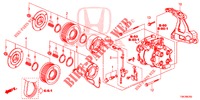 AIRCONDITIONER (COMPRESSEUR) (3) voor Honda CR-V 2.0 ELEGANCE L 5 deuren 5-traps automatische versnellingsbak 2014