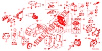 BEDIENINGSEENNEID (CABINE) (LH) (1) voor Honda CR-V 2.0 ELEGANCE L 5 deuren 5-traps automatische versnellingsbak 2014