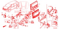 BEDIENINGSEENNEID (COMPARTIMENT MOTEUR) (2.0L) (2.4L) (1) voor Honda CR-V 2.0 ELEGANCE L 5 deuren 5-traps automatische versnellingsbak 2014