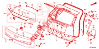 ACHTERKLEP PANEEL(2DE)  voor Honda CR-V 2.0 EXCLUSIVE NAVI 5 deuren 6-versnellings handgeschakelde versnellingsbak 2014