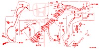 AIRCONDITIONER (FLEXIBLES/TUYAUX) (2.0L/2.4L) (LH) voor Honda CR-V 2.0 EXCLUSIVE NAVI 5 deuren 6-versnellings handgeschakelde versnellingsbak 2014