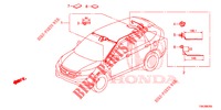 BEDRADINGSBUNDEL (LH) (6) voor Honda CR-V 2.0 EXCLUSIVE NAVI 5 deuren 6-versnellings handgeschakelde versnellingsbak 2014