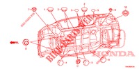 DOORVOERTULLE (INFERIEUR) voor Honda CR-V 2.0 EXCLUSIVE NAVI 5 deuren 6-versnellings handgeschakelde versnellingsbak 2014