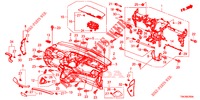 INSTRUMENTEN PANEEL BOVEN (LH) voor Honda CR-V 2.0 EXCLUSIVE NAVI 5 deuren 6-versnellings handgeschakelde versnellingsbak 2014