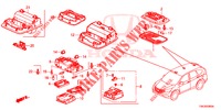 INTERIEUR VERLICHTING  voor Honda CR-V 2.0 EXCLUSIVE NAVI 5 deuren 6-versnellings handgeschakelde versnellingsbak 2014