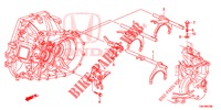 OVERSCHAKELVORK/OVERSCHAKELHOUDER (2.0L) voor Honda CR-V 2.0 EXCLUSIVE NAVI 5 deuren 6-versnellings handgeschakelde versnellingsbak 2014