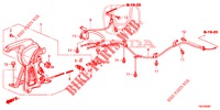PARKEERREM (2.0L) (DIESEL) (LH) voor Honda CR-V 2.0 EXCLUSIVE NAVI 5 deuren 6-versnellings handgeschakelde versnellingsbak 2014
