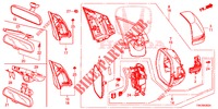 SPIEGEL/ZONNEKLEP (3) voor Honda CR-V 2.0 EXCLUSIVE NAVI 5 deuren 6-versnellings handgeschakelde versnellingsbak 2014