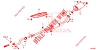 UITLAATPIJP/GELUIDDEMPER (2.0L) voor Honda CR-V 2.0 EXCLUSIVE NAVI 5 deuren 6-versnellings handgeschakelde versnellingsbak 2014