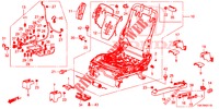 V. ZITTING COMPONENTEN (G.) (2) voor Honda CR-V 2.0 EXCLUSIVE NAVI 5 deuren 6-versnellings handgeschakelde versnellingsbak 2014