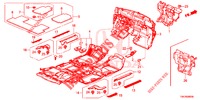 VLOERMAT/ISOLATOR  voor Honda CR-V 2.0 EXCLUSIVE NAVI 5 deuren 6-versnellings handgeschakelde versnellingsbak 2014