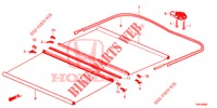 ZONNEKLEP COMPONENTEN  voor Honda CR-V 2.0 EXCLUSIVE NAVI 5 deuren 6-versnellings handgeschakelde versnellingsbak 2014
