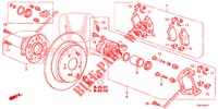 ACHTER REM (2) voor Honda CR-V 2.0 EXCLUSIVE NAVI 5 deuren 5-traps automatische versnellingsbak 2014