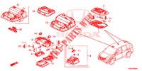INTERIEUR VERLICHTING  voor Honda CR-V 2.0 EXCLUSIVE NAVI 5 deuren 5-traps automatische versnellingsbak 2014