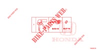 SLEUTEL CILINDER SET (INTELLIGENT) (LH) voor Honda CR-V 2.0 EXCLUSIVE NAVI 5 deuren 5-traps automatische versnellingsbak 2014