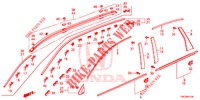 VOOR GRILLE/GIETWERK  voor Honda CR-V 2.0 EXCLUSIVE NAVI 5 deuren 5-traps automatische versnellingsbak 2014