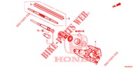ACHTER RUITEWISSER  voor Honda CR-V 2.0 S 5 deuren 5-traps automatische versnellingsbak 2014